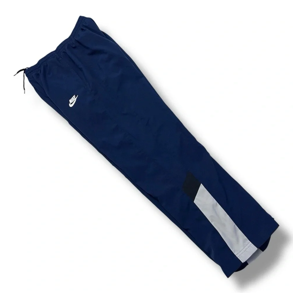 Nike Navy Paneled Track Pants